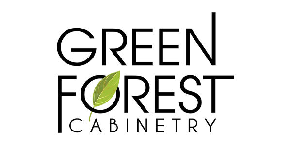 green forest cabinetry logo